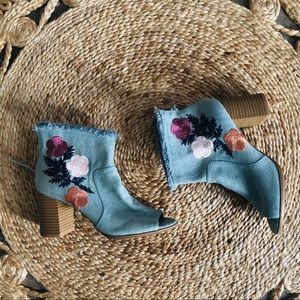 Denim Ankle boots Dominique Nicole Size 8M
